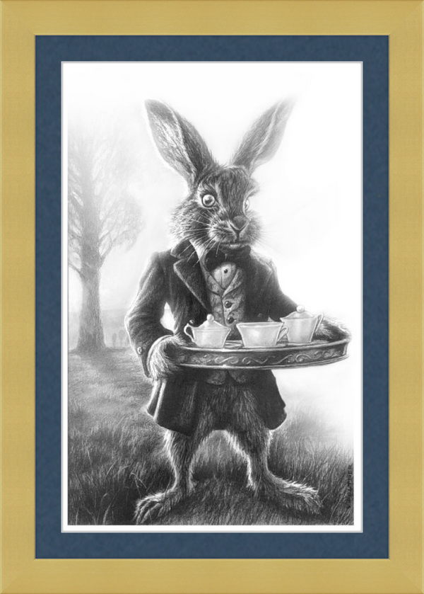 The March Hare (Drawing) Art Print