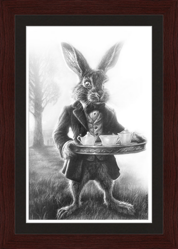 The March Hare (Drawing) Art Print