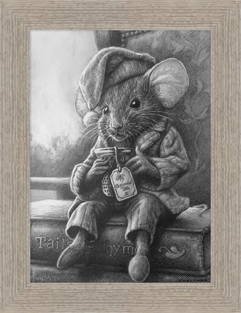 The Dormouse (Drawing) Art Print