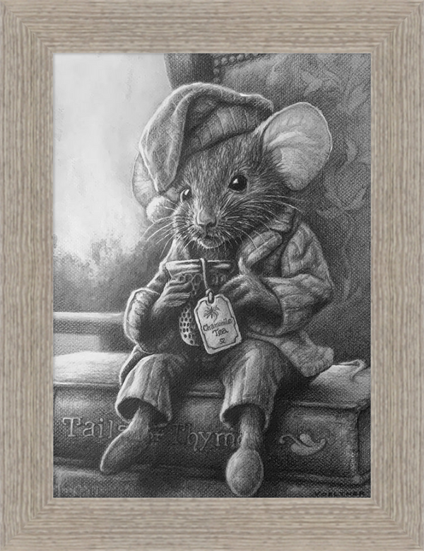The Dormouse (Drawing) Art Print