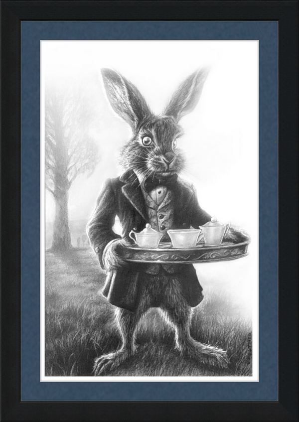 The March Hare (Drawing) Art Print