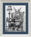The White Rabbit (Drawing) Art Print