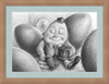 Humpty Dumpty (Drawing) Art Print
