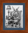The White Rabbit (Drawing) Art Print