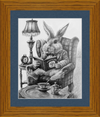 The White Rabbit (Drawing) Art Print