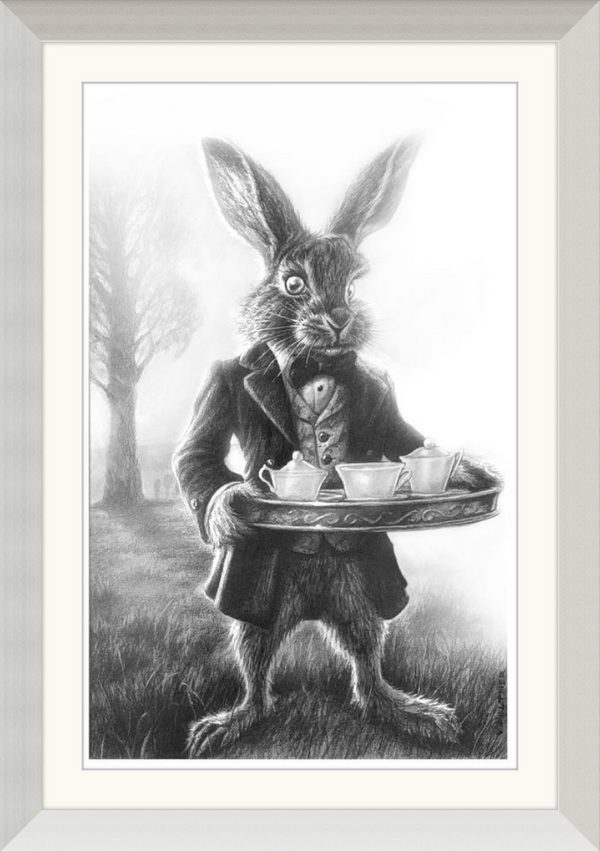 The March Hare (Drawing) Art Print