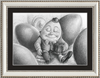 Humpty Dumpty (Drawing) Art Print