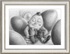 Humpty Dumpty (Drawing) Art Print