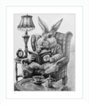 The White Rabbit (Drawing) Art Print