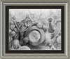 The Cheshire Cat (Drawing) Art Print