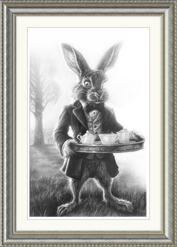The March Hare (Drawing) Art Print