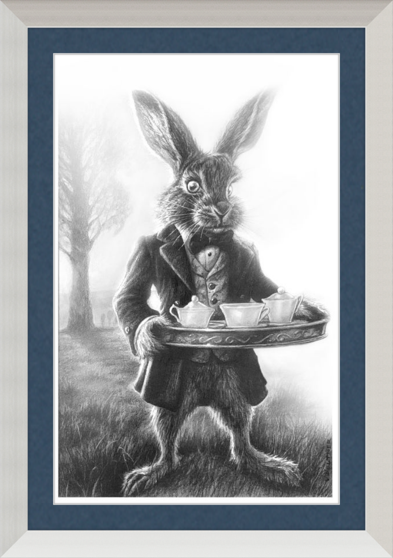 The March Hare (Drawing) Art Print