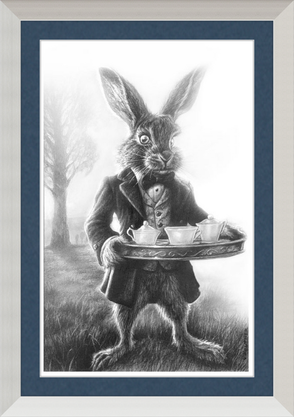 The March Hare (Drawing) Art Print