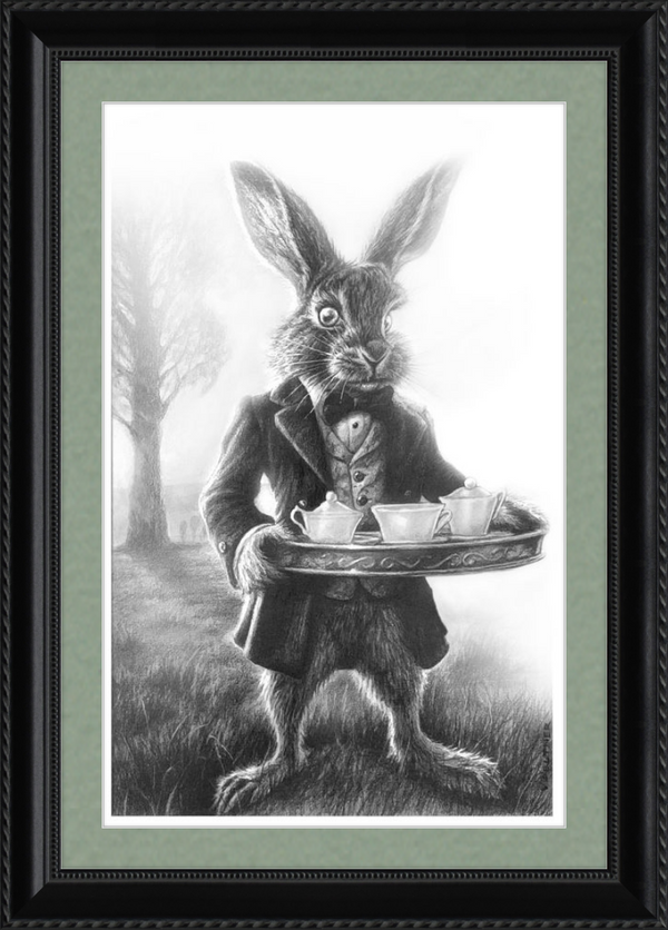 The March Hare (Drawing) Art Print