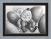 Humpty Dumpty (Drawing) Art Print