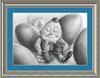 Humpty Dumpty (Drawing) Art Print