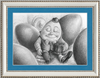Humpty Dumpty (Drawing) Art Print