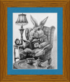 The White Rabbit (Drawing) Art Print