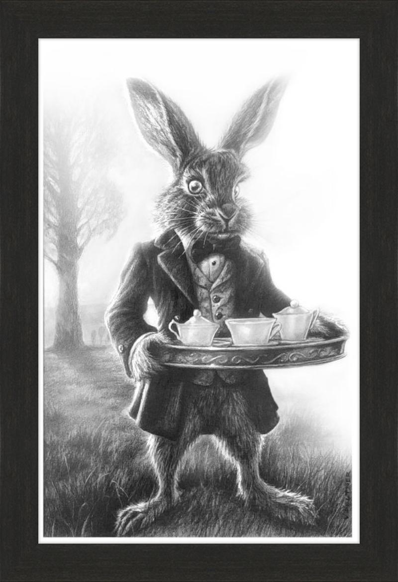 The March Hare (Drawing) Art Print