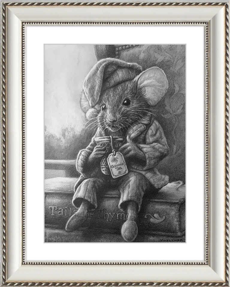 The Dormouse (Drawing) Art Print