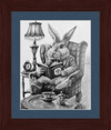 The White Rabbit (Drawing) Art Print