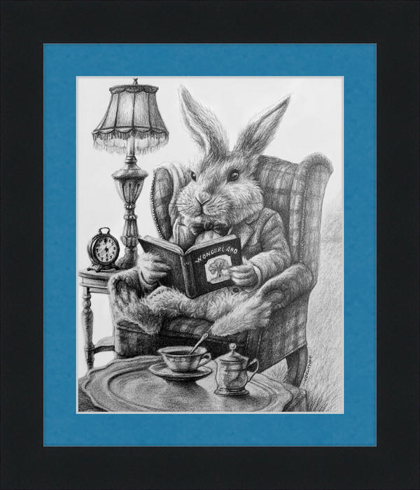 The White Rabbit (Drawing) Art Print