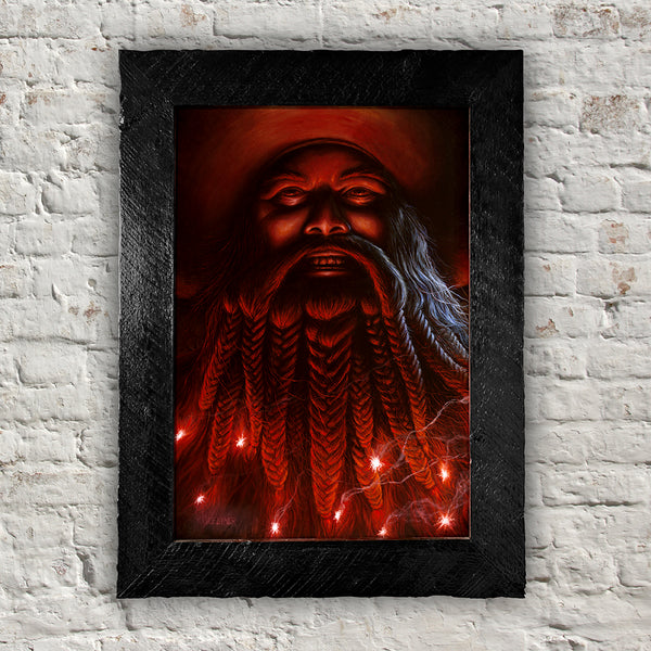 BLACKBEARD - ORIGINAL OIL PAINTING