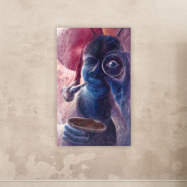 Caterpillar Thriller - Original Oil Painting