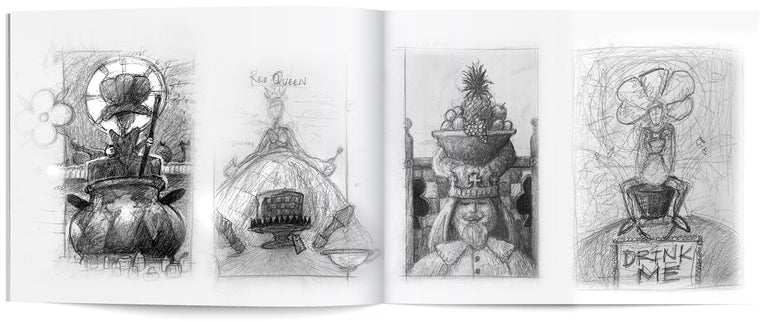 PORTRAITS OF WONDERLAND SKETCHES