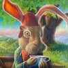 The March Hare - Original Oil Painting