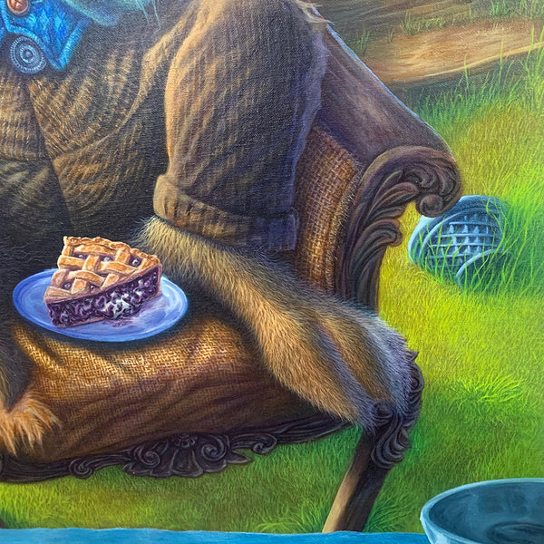 The March Hare - Original Oil Painting