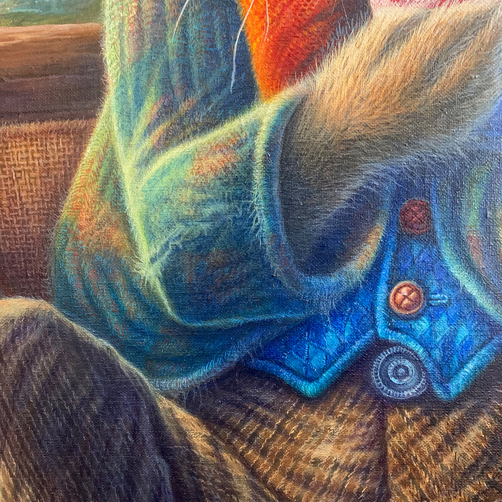 The March Hare - Original Oil Painting