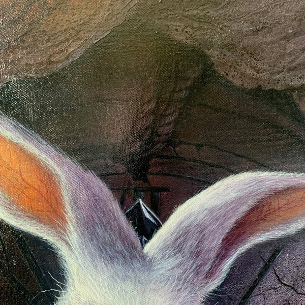 The White Rabbit - Original Oil Painting