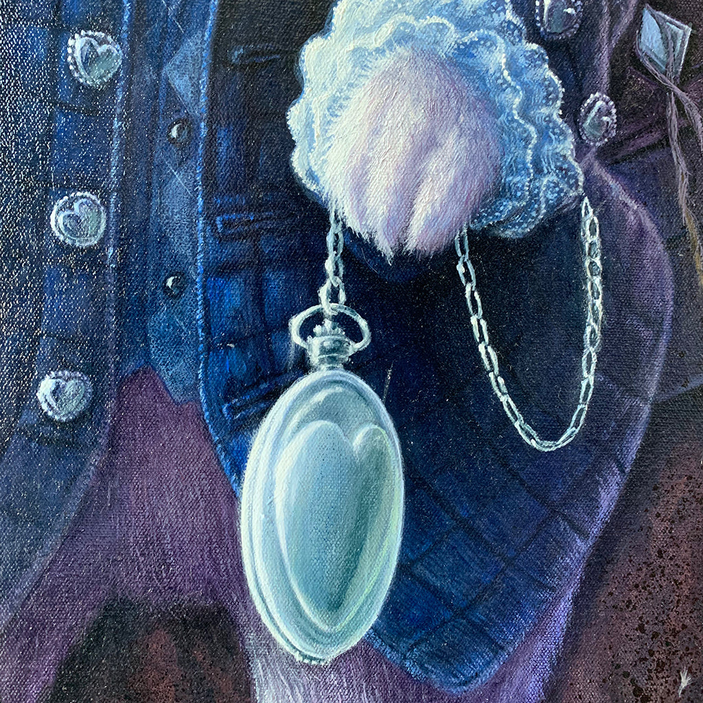 The White Rabbit - Original Oil Painting