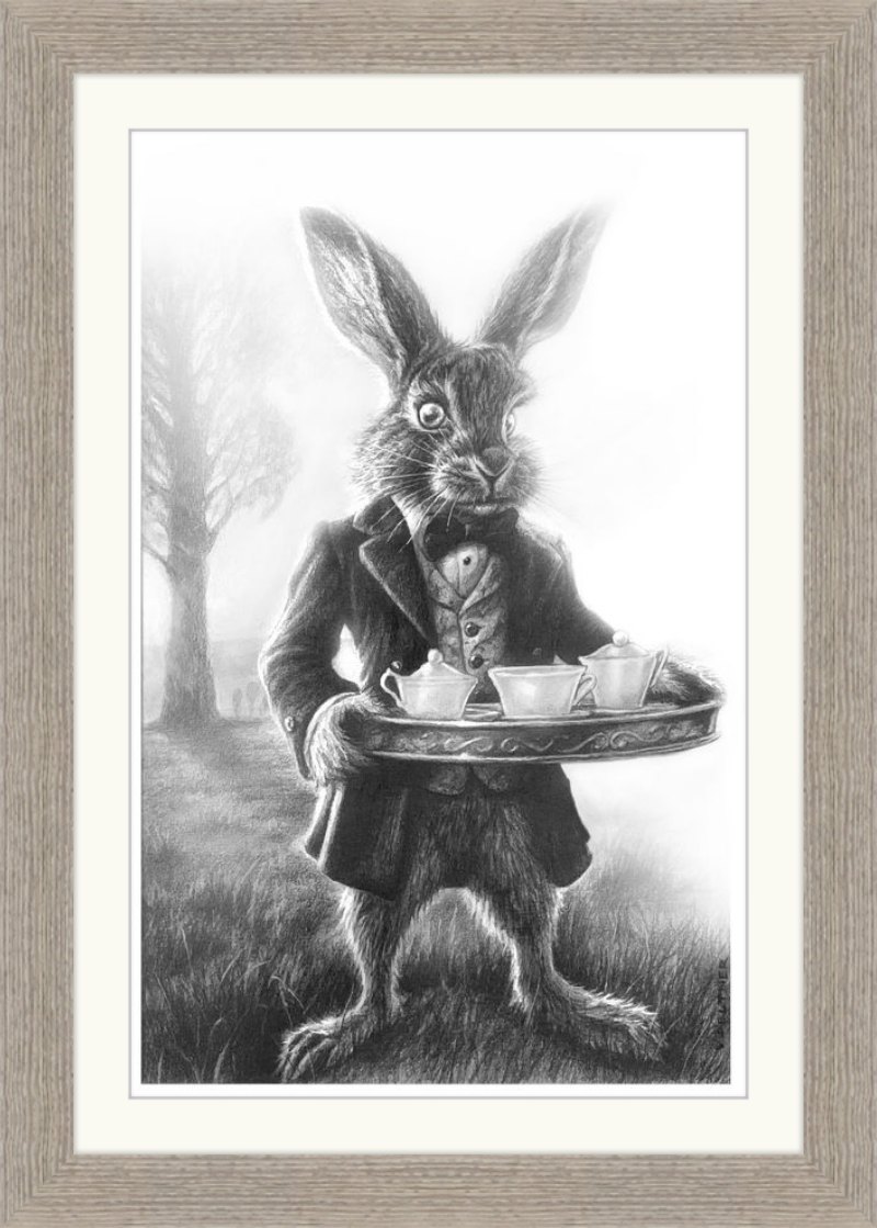The March Hare (Drawing) Art Print