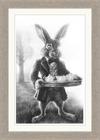 The March Hare (Drawing) Art Print