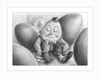 Humpty Dumpty (Drawing) Art Print