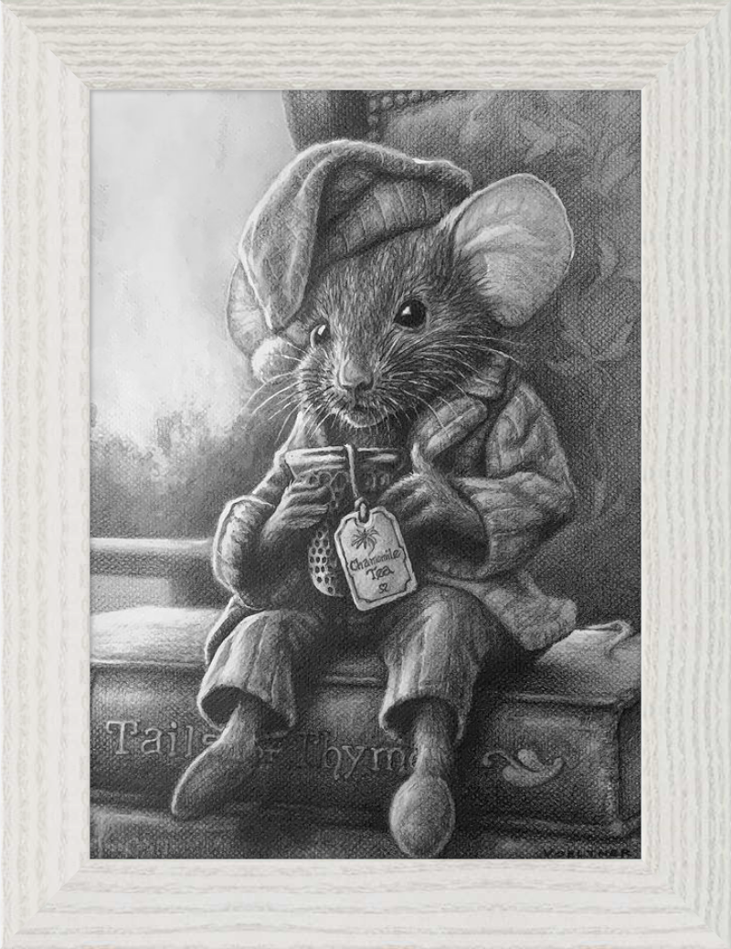 The Dormouse (Drawing) Art Print