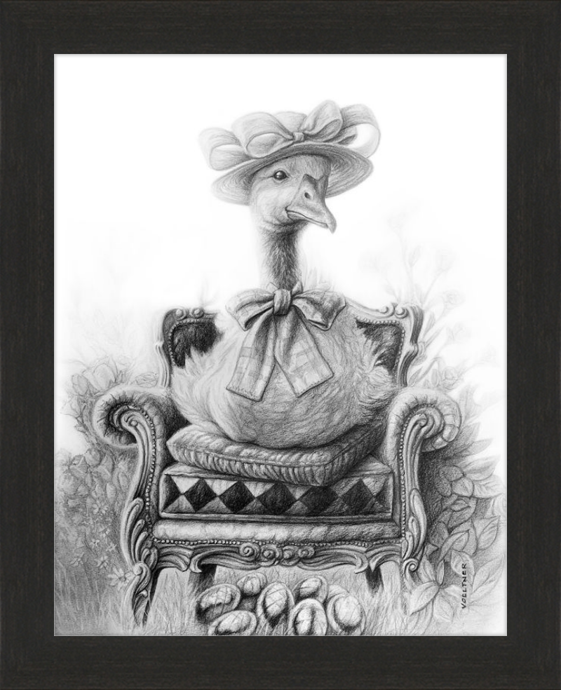 The Goose (Drawing) Art Print