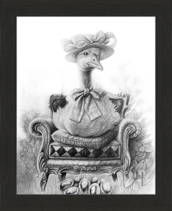 The Goose (Drawing) Art Print