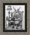 The White Rabbit (Drawing) Art Print