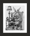 The White Rabbit (Drawing) Art Print