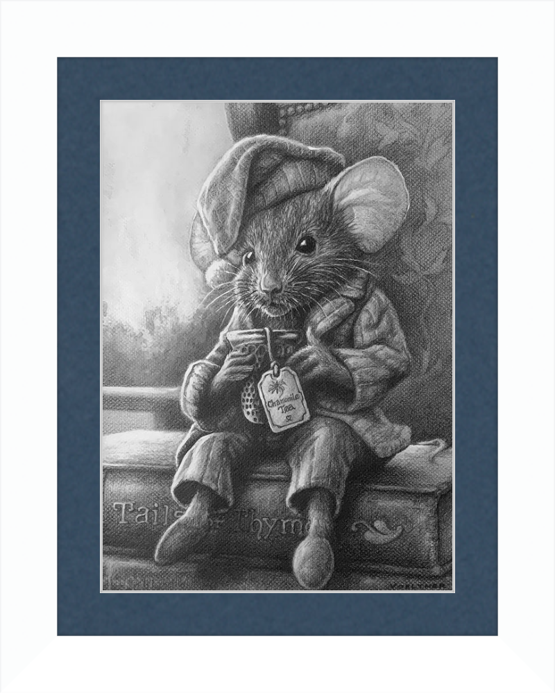 The Dormouse (Drawing) Art Print
