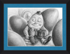 Humpty Dumpty (Drawing) Art Print