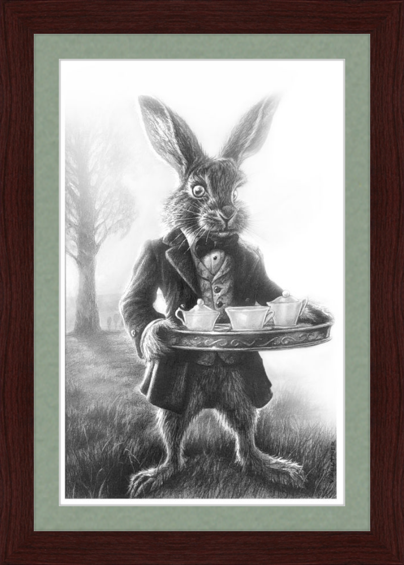 The March Hare (Drawing) Art Print