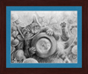 The Cheshire Cat (Drawing) Art Print