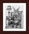 The White Rabbit (Drawing) Art Print