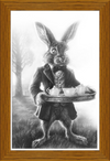 The March Hare (Drawing) Art Print