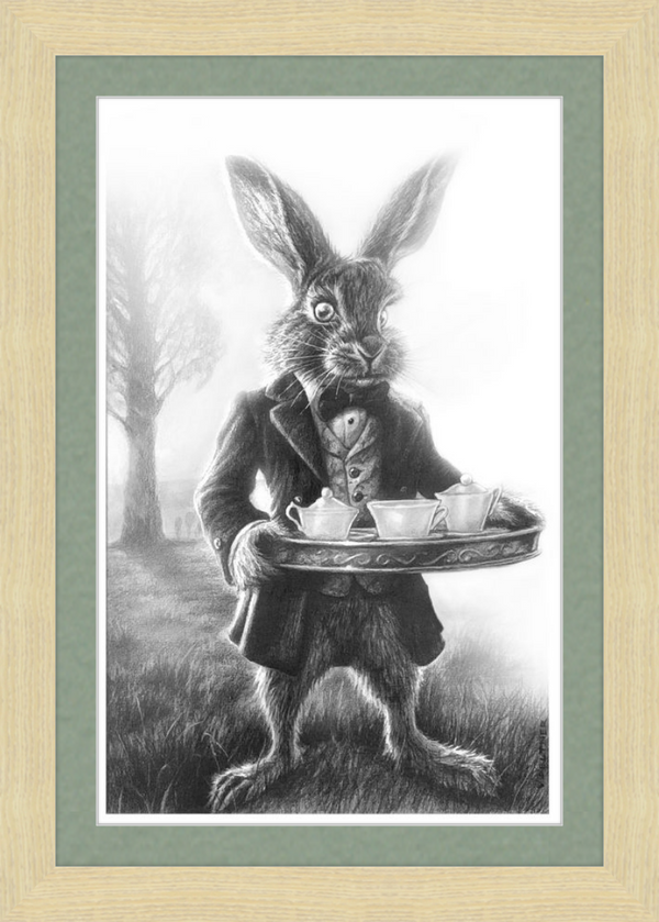 The March Hare (Drawing) Art Print