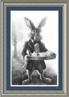 The March Hare (Drawing) Art Print